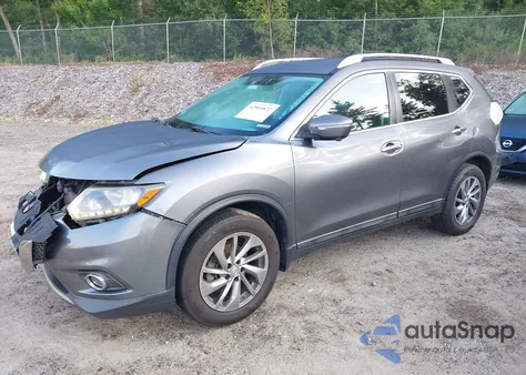 2014 Nissan Rogue Sl из США, поврежденный, VIN 5N1AT2MV5EC831296